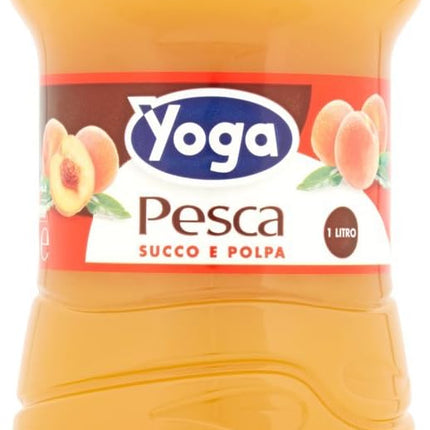 Yoga Peach Juice with Pulp, 1L