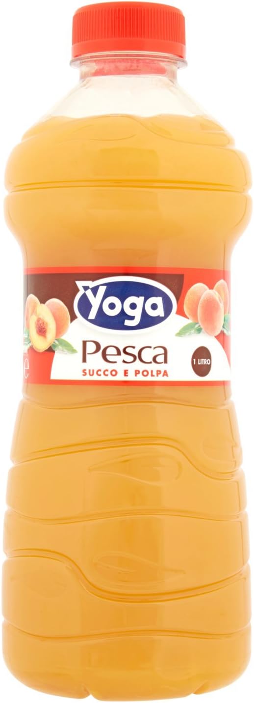 Yoga Peach Juice with Pulp, 1L