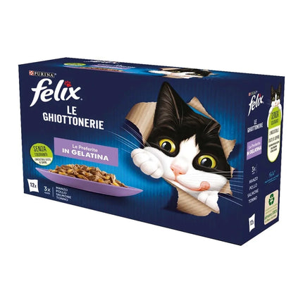 FELIX "Le ghiottonerie" 44 bustine carne/pesce