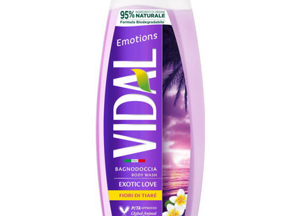 Vidal Bagnodoccia 500Ml - Exotic Love - Emotions - Fiori Di Tiare'