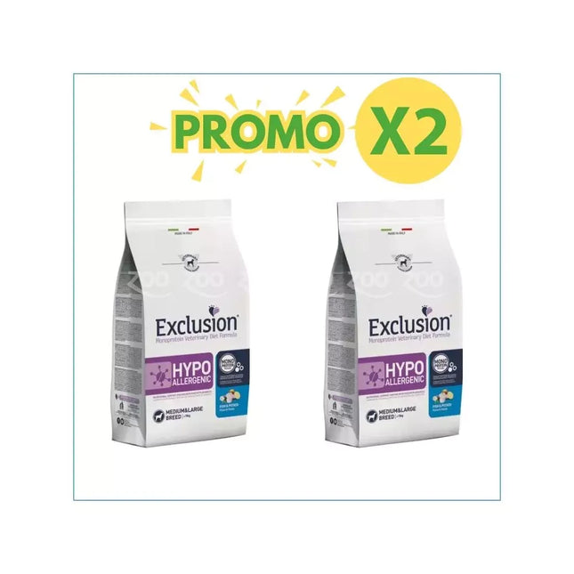 EXCLUSION DIET Adult Hypro Allegernic 12 KG Idrolizzato di pesce e patate