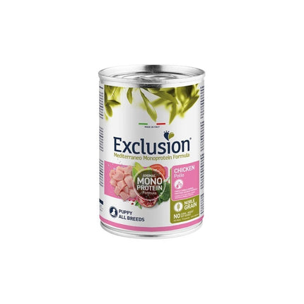 EXCLUSION Puppy Mono Protein Pollo 400 GR