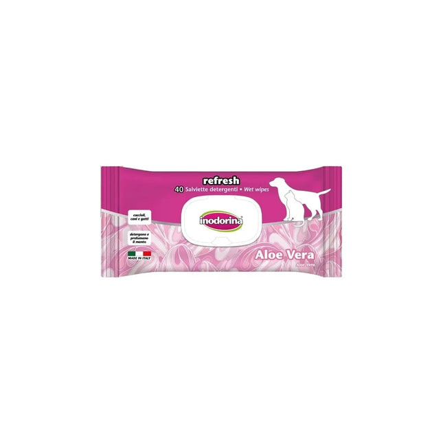 INODORINA Salviettine Aloe 40 pezzi