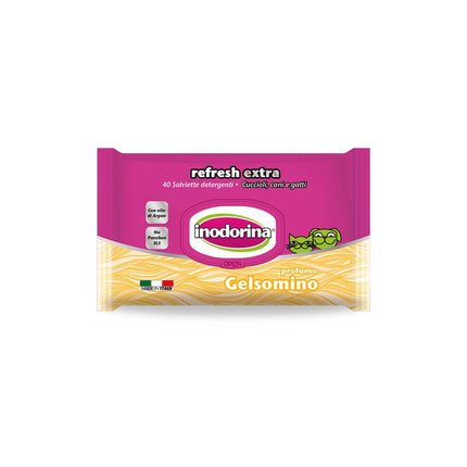 INODORINA Salviettine con cheratina vegetale e olio di argan 40 pezzi