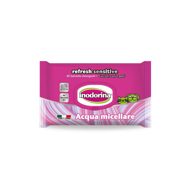INODORINA Salviettine acqua micellare 40 pezzi