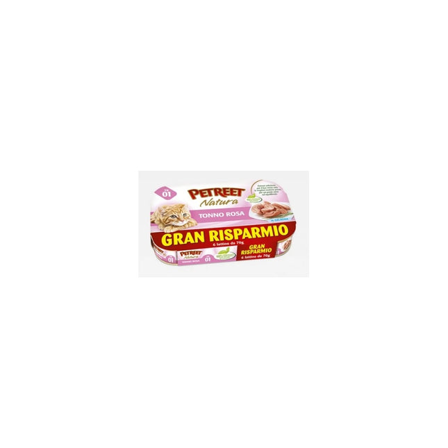PETREET Adult "Le vellutate" 6x70 GR Tonno rosa