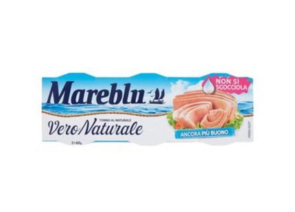 Mareblu VeroNaturale Tonno al Naturale 3 x 60 g - Smart Space Shop