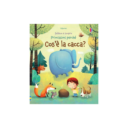 Copertina libro COS'È LA CACCA? EDIZ. ILLUSTRATA
