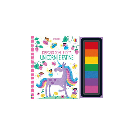 Copertina libro UNICORNI E FATINE. EDIZ. A COLORI. EDIZ.