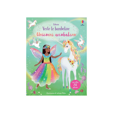 Copertina libro UNICORNI ARCOBALENO. EDIZ. A COLORI