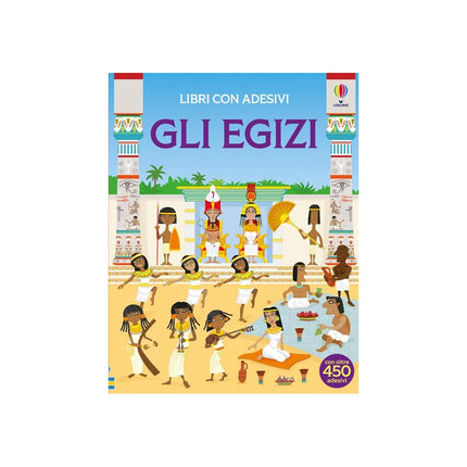 Copertina libro GLI EGIZI. CON ADESIVI. EDIZ. A COLORI