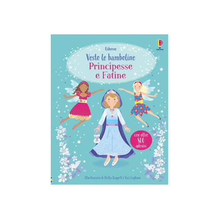 Copertina libro PRINCIPESSE E FATINE. CON ADESIVI