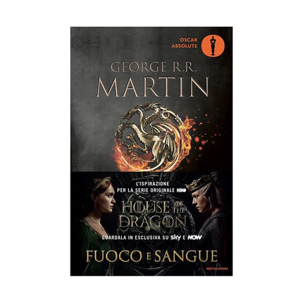 Copertina libro FUOCO E SANGUE. HOUSE OF THE DRAGON