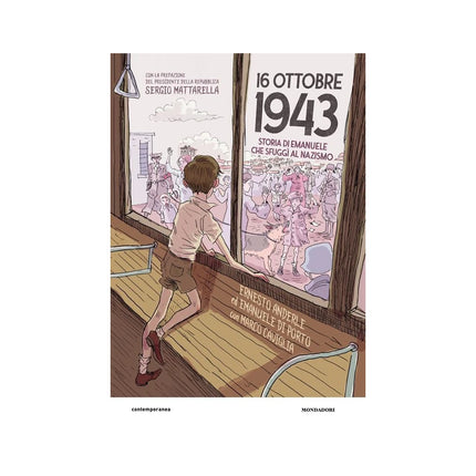Copertina libro 16 OTTOBRE 1943. STORIA DI EMANUELE CHE