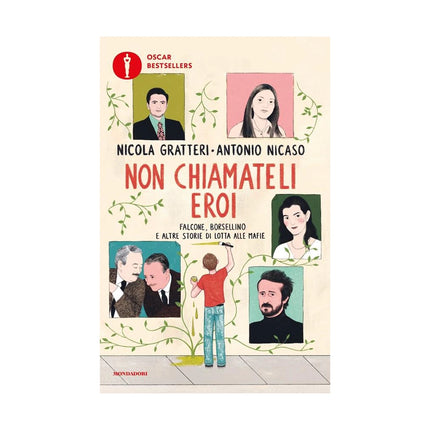 Copertina libro NON CHIAMATELI EROI. FALCONE, BORSELLINO
