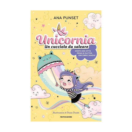Copertina libro UNICORNIA. UN CUCCIOLO DA SALVARE