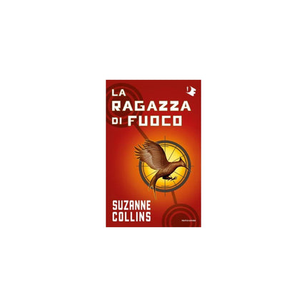 Copertina libro LA RAGAZZA DI FUOCO. HUNGER GAMES