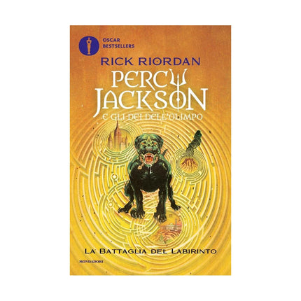 Copertina libro LA BATTAGLIA DEL LABIRINTO. PERCY JACKSO