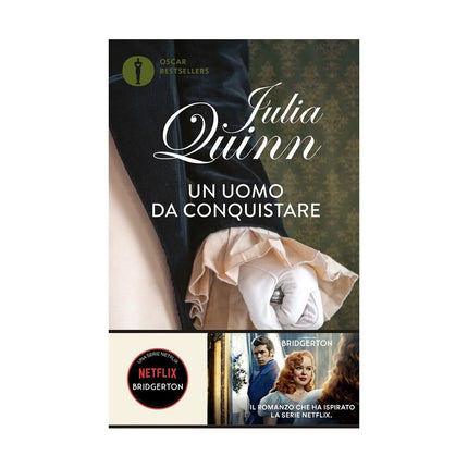 Copertina libro UN UOMO DA CONQUISTARE. SERIE BRIDGERTON