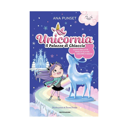 Copertina libro UNICORNIA. IL PALAZZO DI GHIACCIO