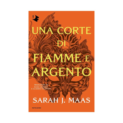 Copertina libro UNA CORTE DI FIAMME E ARGENTO