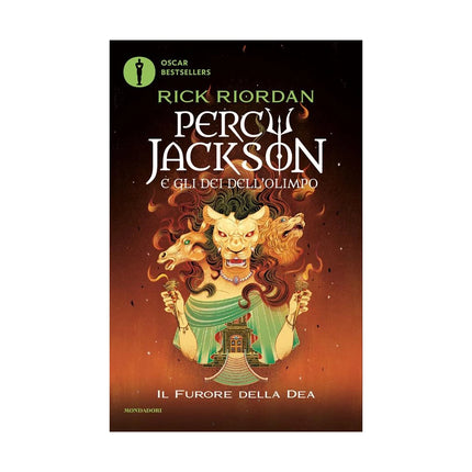 Copertina libro IL FURORE DELLA DEA. PERCY JACKSON E GLI