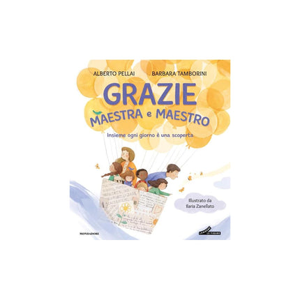 Copertina libro GRAZIE MAESTRA E MAESTRO. INSIEME OGNI G