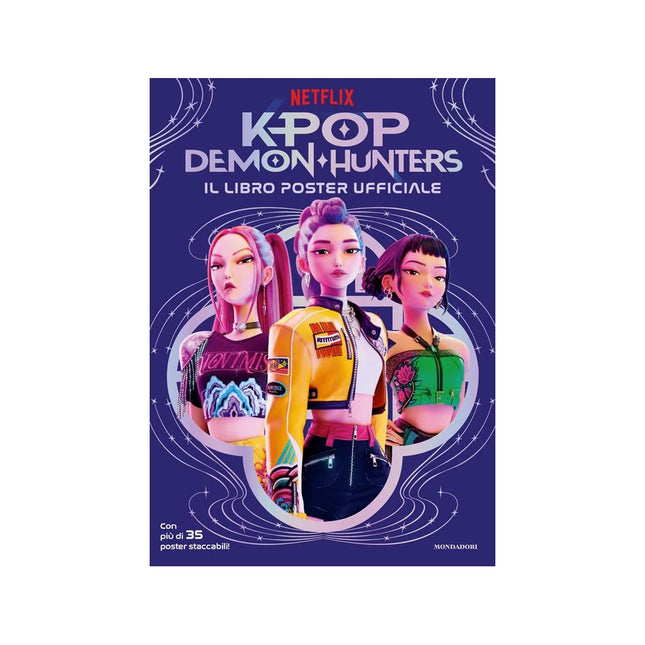 Copertina libro KPOP DEMON HUNTERS. IL LIBRO POSTER UFFI