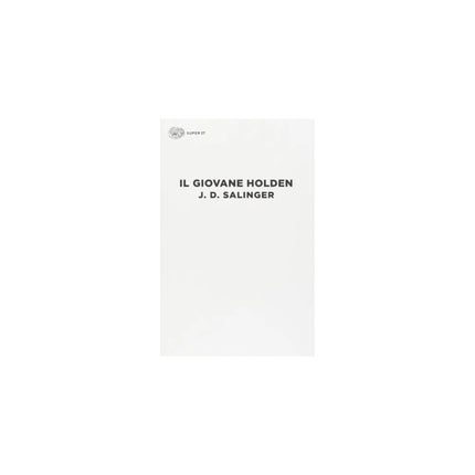Copertina libro IL GIOVANE HOLDEN