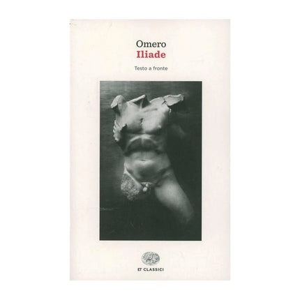 Copertina libro ILIADE. TESTO GRECO A FRONTE