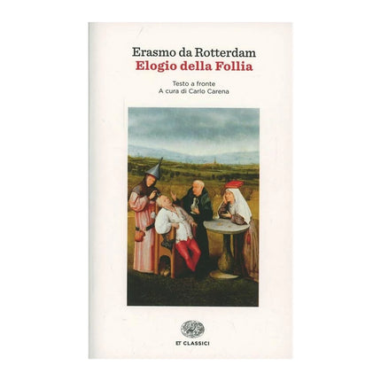 Copertina libro ELOGIO DELLA FOLLIA