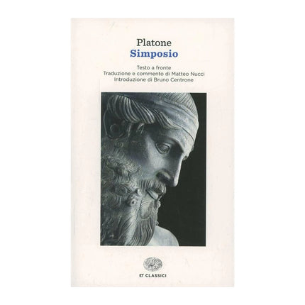 Copertina libro SIMPOSIO. TESTO GRECO A FRONTE