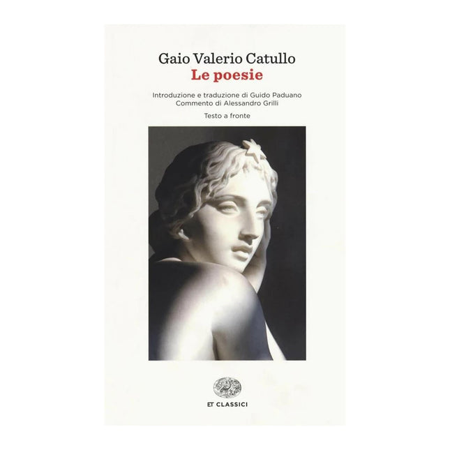 Copertina libro LE POESIE. TESTO LATINO A FRONTE