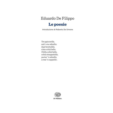 Copertina libro LE POESIE