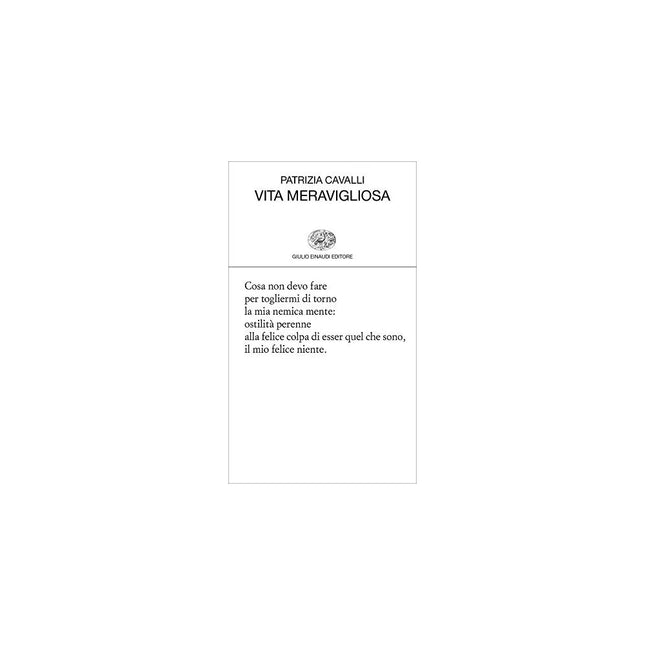 Copertina libro VITA MERAVIGLIOSA