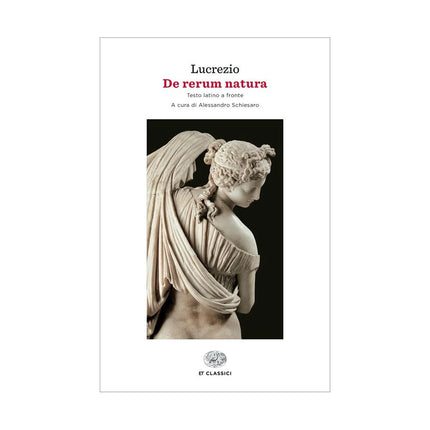Copertina libro DE RERUM NATURA. TESTO LATINO A FRONTE