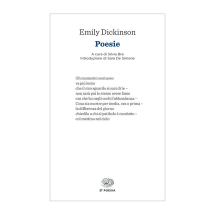 Copertina libro POESIE