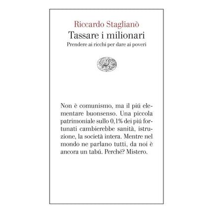 Copertina libro TASSARE I MILIONARI. PRENDERE AI RICCHI