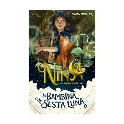 Copertina libro NINA LA BAMBINA DELLA SESTA LUNA. VOL. 1
