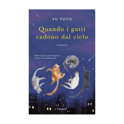 Copertina libro QUANDO I GATTI CADONO DAL CIELO