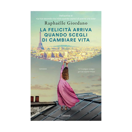 Copertina libro LA FELICITÀ ARRIVA QUANDO SCEGLI DI CAMB