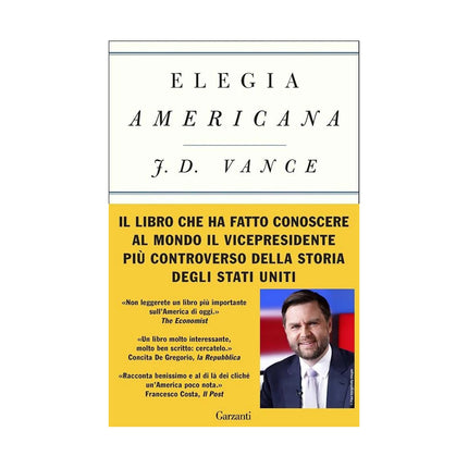 Copertina libro ELEGIA AMERICANA