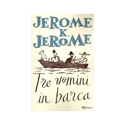Copertina libro TRE UOMINI IN BARCA
