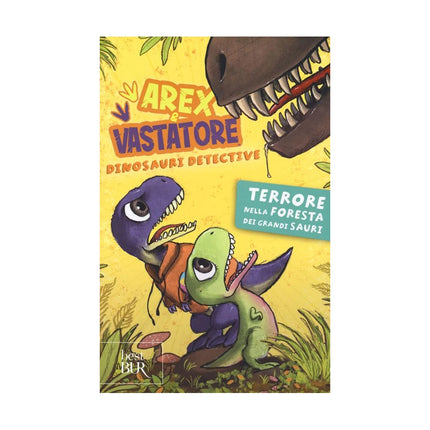 Copertina libro TERRORE NELLA FORESTA DEI GRANDI SAURI.