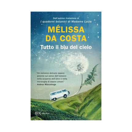 Copertina libro TUTTO IL BLU DEL CIELO