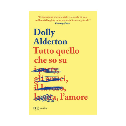 Copertina libro TUTTO QUELLO CHE SO SULL'AMORE