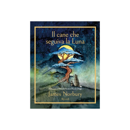 Copertina libro IL CANE CHE SEGUIVA LA LUNA