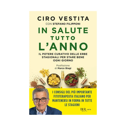 Copertina libro IN SALUTE TUTTO L'ANNO. IL POTERE CURATI
