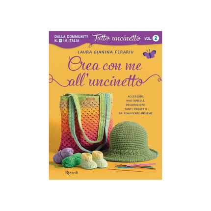 Copertina libro CREA CON ME ALL'UNCINETTO. ACCESSORI, MA