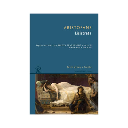 Copertina libro LISISTRATA. TESTO GRECO A FRONTE